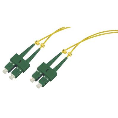 Fibre optique monomode OS2 9/125 duplex SC-APC/SC-APC 1.00m