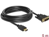 Câble DVI 18+2 mâle > HDMI-A mâle 5 m noir