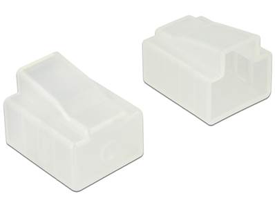 Capuchon anti-poussière pour RJ45 male 10 pièces transparent