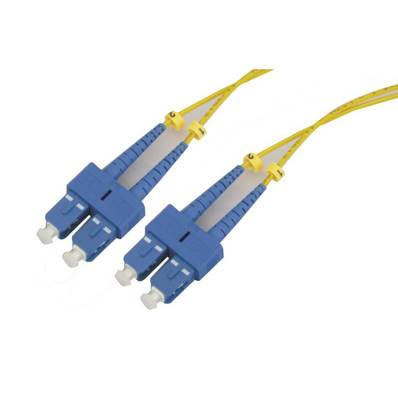 Fibre optique monomode OS2 9/125 duplex SC/SC 15.00m