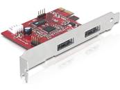 Carte PCI Express > 2x Power Over eSATA 5V/12V