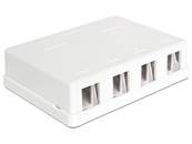 Boitier Keystone 4 ports de surface