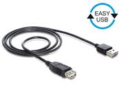 Câble d'extension EASY-USB 2.0 Type-A mâle > USB 2.0 Type-A femelle noir 1 m