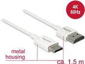 Câble HDMI haute vitesse avec Ethernet - HDMI-A mâle > HDMI Mini-C mâle 3D 4K 1,5 m Fin Haut de gamm