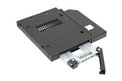 Rack amovible 2.5” SATA/SAS HDD/SSD pour une baie slim ODD ou slim FDD