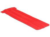 Fermetures par velcro, L 200 mm x l 12 mm 10 pièces rouge