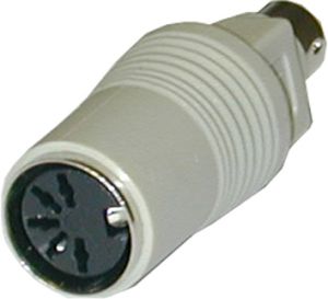 Adaptateur DIN5F / MiniDin6M monobloc EQV:08522 