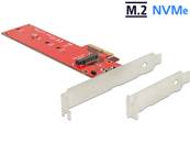 Carte PCI Express x4 > 1 x interne NVMe M.2 Key M 110 mm - Faible encombrement