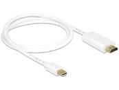 Câble mini Displayport 1.1 mâle > HDMI-A mâle 1 m