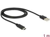 Câble USB 2.0 Type-A mâle > USB Type-C™ 2.0 mâle 1,0 m noir