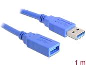 Câble d'extension USB 3.0 Type-A mâle > USB 3.0 Type-A femelle 1 m bleu