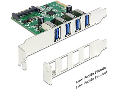 Carte PCI Express > 4 x externes USB 3.0