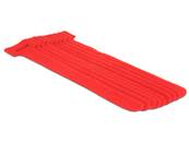 Fermetures par velcro, L 150 mm x l 12 mm 10 pièces rouge