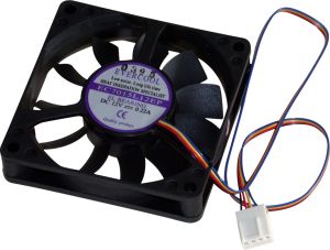 Ventilateur lubrifié 70 mm 15 mm 4 fils avec fonction PWM 15/27dB