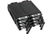 Rack amovible en métal pour 8 x disque dur 2,5" SATA Hot-Swap en 1 x baie de 5,25"