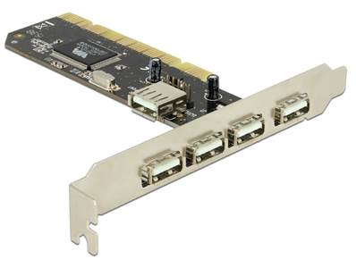 Carte PCI > 4 x externes + 1 x internes USB 2.0