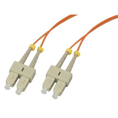 Fibre optique multimode OM2 50/125 duplex SC/SC 10.00m