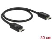 Câble de partage de l’alimentation Micro USB-B mâle > Micro USB-B mâle OTG