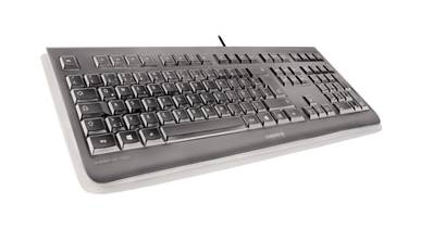 Cherry KC 1068 - Clavier 105 touches + 4 touches multimédia - étanche IP 68 - USB noir