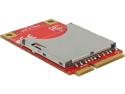 Mini PCIe I/O USB taille complète 1 x fente de carte SD