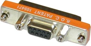 Adaptateur DB9F / DB25M  - Faible encombrement