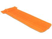 Fermetures par velcro, L 200 mm x l 12 mm 10 pièces orange