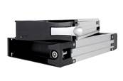 Rack amovible 3,5" SATA aluminium en 5,25" taille compacte