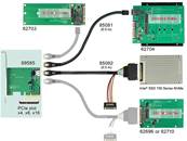 Carte PCI Express x4 > 1 x NVMe SFF-8654 4i interne – Facteur de forme à profil bas