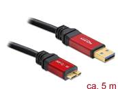 Câble USB 3.0 Type-A mâle > USB 3.0 Type Micro-B mâle 5 m Premium