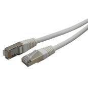 Cable réseau RJ45 Cat6a blanc 0.50m