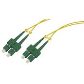 Fibre optique monomode OS2 9/125 duplex SC-APC/SC-APC 5.00m