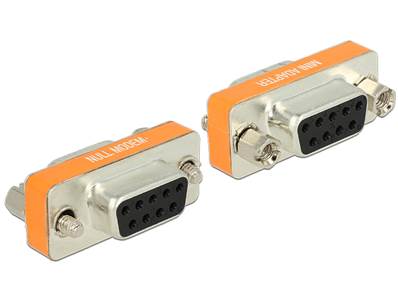 Adaptateur modem nul Sub-D 9 broches femelle > femelle Inverseur de genre