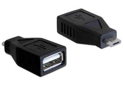 Adaptateur USB 2.0 Type Micro-B mâle > USB 2.0 Type-A mâle