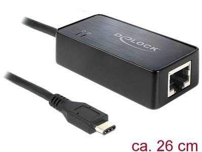 Adaptateur SuperSpeed USB (USB 3.1 Gen 1) avec USB Type-C™ mâle > Gigabit LAN 10/100/1000 Mb/s