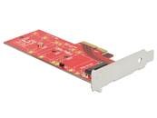 Carte PCI Express x4 > 1 x M.2 NVMe touche M interne 110 mm avec dissipateur thermique - Facteur de