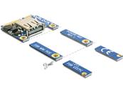 Mini PCIe I/O 1 x USB 2.0 Type-A femelle full size / half size