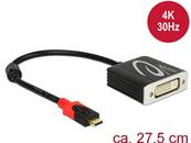 Adaptateur USB Type-C™ mâle > DVI femelle (Mode DP Alt) 4K 30 Hz