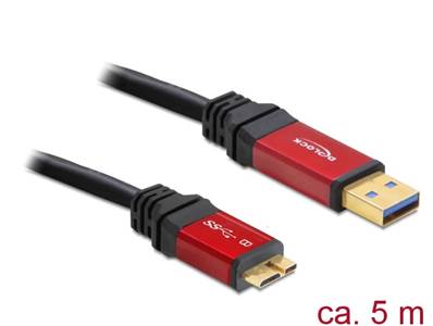 Câble USB 3.0 Type-A mâle > USB 3.0 Type Micro-B mâle 5 m Premium