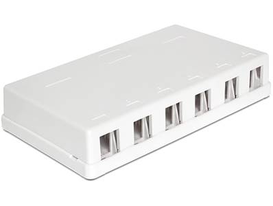 Boitier Keystone 6 ports de surface