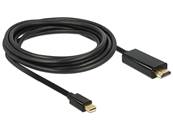 Câble mini Displayport 1.1 mâle > HDMI-A mâle 3 m