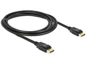 Câble Displayport 1.2 mâle > Displayport mâle 4K 2 m